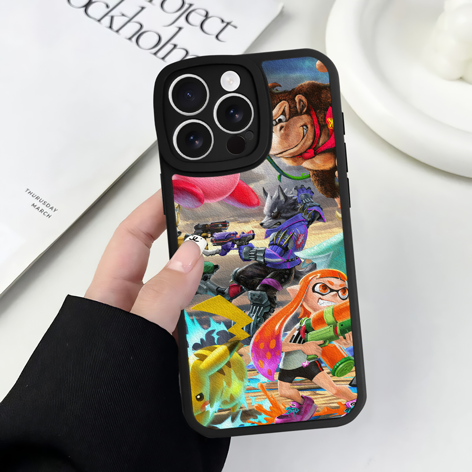 （画像用） ポケットモンスター Pokémon 【iPhone 16シリーズ対応】シリコンスマホケース（レザー調） 材質：シリコン